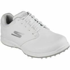 Skechers Women's GO GOLF Bold Golf Shoes White/Silver 6 Skechers Women's GO GOLF Bold Golf Shoes White/Silver -Cheap Golf Apparel Store skechers wome s go golf bold golf shoes white silver front itempicture