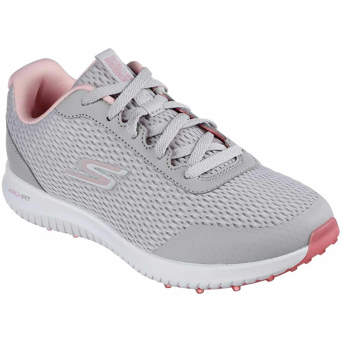 Skechers Women's GO GOLF Max Fairway 3 Golf Shoes Grey/Pink 3 Skechers Women's GO GOLF Max Fairway 3 Golf Shoes Grey/Pink - Image 3