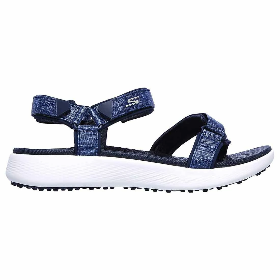 Skechers Women's GO GOLF 600 Golf Sandals Navy/White 1 Skechers Women's GO GOLF 600 Golf Sandals Navy/White