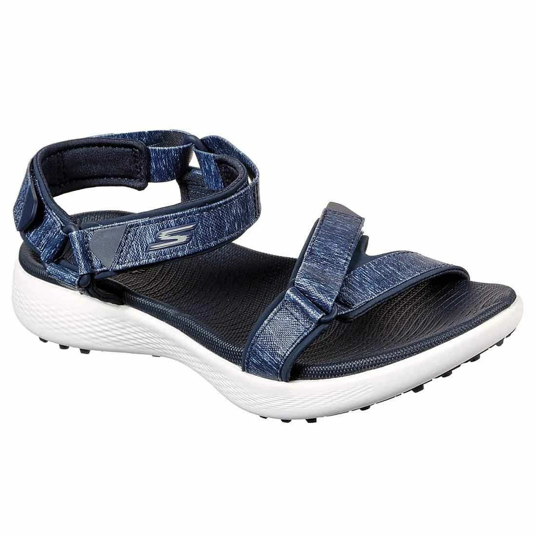 Skechers Women's GO GOLF 600 Golf Sandals Navy/White 3 Skechers Women's GO GOLF 600 Golf Sandals Navy/White - Image 3