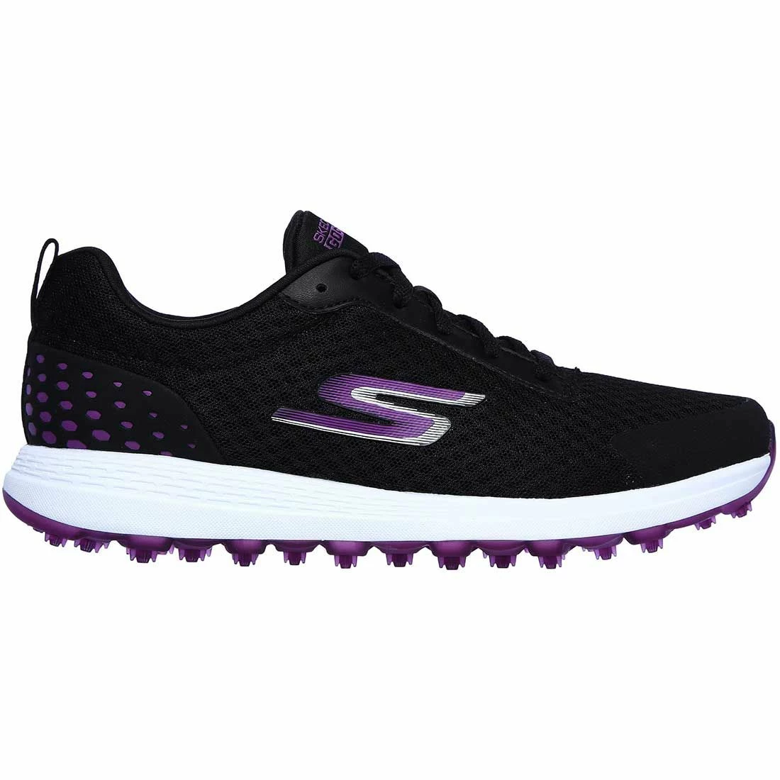 Skechers Women's GO GOLF Max Fairway 2 Golf Shoes Black/Purple 1 Skechers Women's GO GOLF Max Fairway 2 Golf Shoes Black/Purple