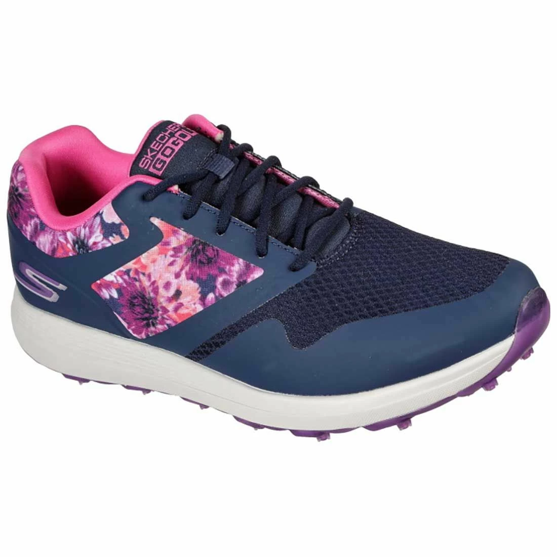 Skechers Women's GO GOLF Max Tropics Golf Shoes Navy/Multi 3 Skechers Women's GO GOLF Max Tropics Golf Shoes Navy/Multi - Image 3