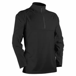 Sun Mountain Second Layer Pullover -Cheap Golf Apparel Store sun mountain 2020 second layer pullover black