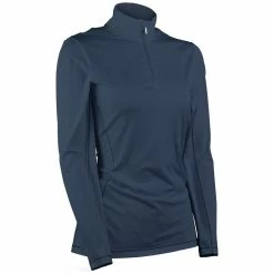 Sun Mountain Women's Second Layer Pullover 10 Sun Mountain Women's Second Layer Pullover -Cheap Golf Apparel Store sun mountain 2023 womens second layer pullover navy itempicture