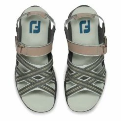 FootJoy Women's Golf Sandals Tan/Light Grey -Cheap Golf Apparel Store w sandal 48446 03